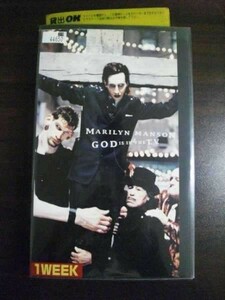 【VHS】 MARILYN MANSON GOD IS IN THE T.V.