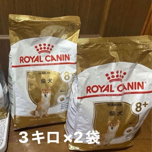 ロイヤルカナン中・高齢犬用 3キロ×2袋 新品未使用