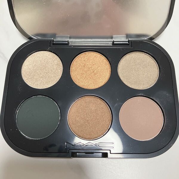 【USED】MAC マック コネクトインカラーアイシャドウパレット×6 ブロンズインフルエンス