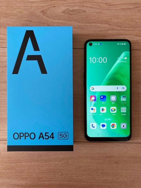 美品OPPO A54 5G ブラック SIMフリー スマートフォン デュアルsim対応機種