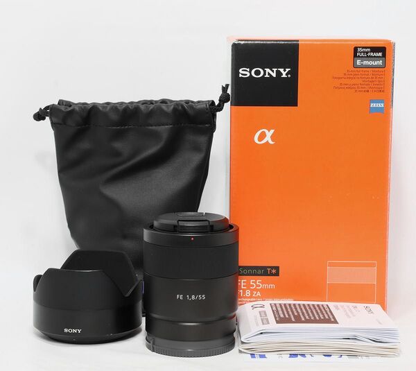 ソニー Sonnar T* FE 55mm F1.8 ZA 【SEL55F18Z】良品