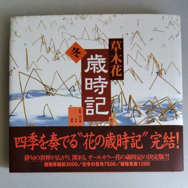 草木花歳時記 冬 飴山実/監修 木原浩/監修 清水建美/監修 朝日新聞社/編/帯付き/オールカラー