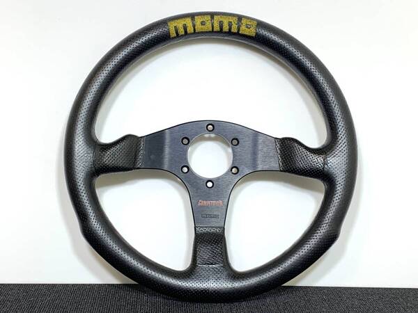 【送料無料・即日発送】MOMO コンペティション 34.5パイ 希少モデル レッドロゴ COMPETITION ステアリング 本物 正規品 2001年製