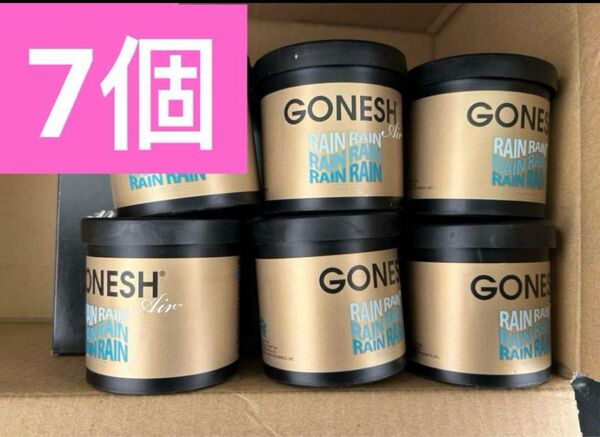 GONESH ガーネッシュ ゲルエアフレッシュナー RAIN 芳香剤 7個セット