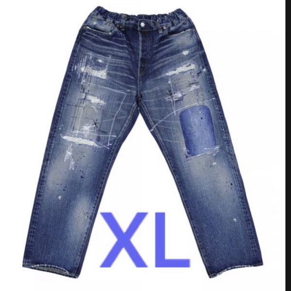 SAPEur Lot.5550XX REBOOT REMAKE DENIM PANTS インディゴ XL