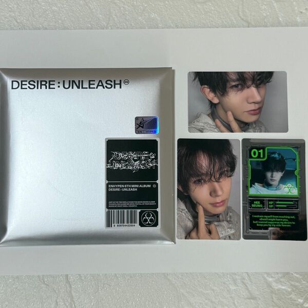 ENHYPEN DESIRE:UNLEASH アルバム ENGENE ver 【ヒスン HEESEUNGver】