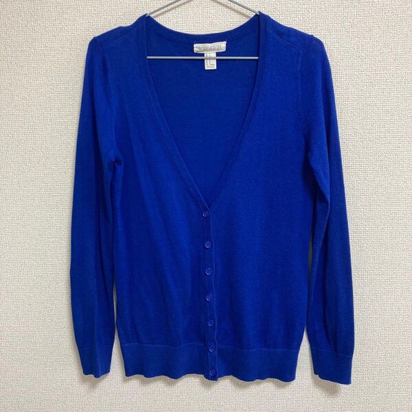 FOREVER 21 Vネックカーディガン ブルー S