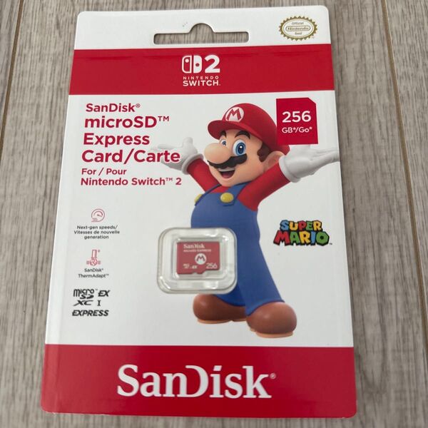 Sandisk microSD Express Card/Carte For Nintendo Switch2 256GB