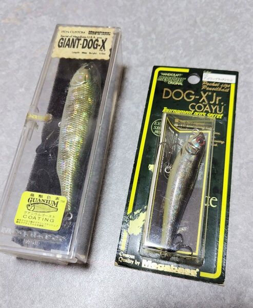 希少 未開封品 megabass メガバス ジャイアントドッグX DOG-X Jr 2個セット オールドルアー