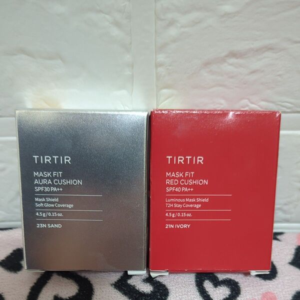 TIRTIR MASK FIT AURA CUSHION & RED CUSHION ミニサイズ2点セット