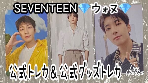 SEVENTEENウォヌ公式トレカ&公式グッズトレカ新品未使用品3枚セット