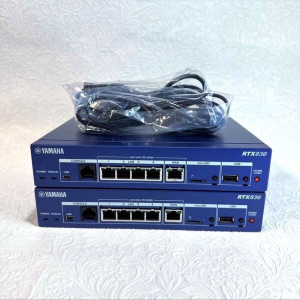 ★my②YAMAHA RTX830 ギガアクセス VPN ルーター ★初期化完了 Rev.15.02.30 最新 ★正常動作品