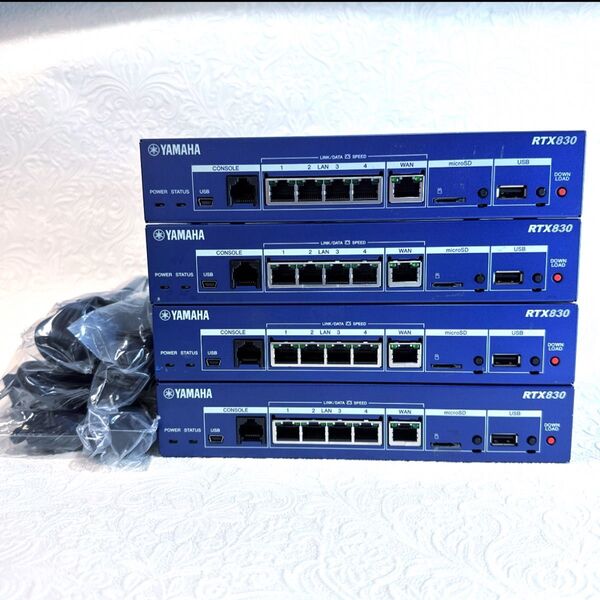 ★ my③YAMAHA RTX830 ギガアクセス VPN ルーター ★初期化完了 Rev.15.02.30 最新 ★正常動作品