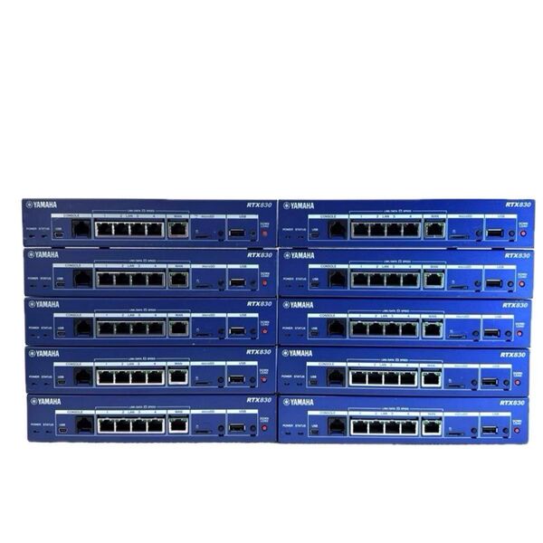 ★my⑤YYAMAHA RTX830 ギガアクセス VPN ルータ★初期化完了 Rev.15.02.30 最新 ★正常動作品