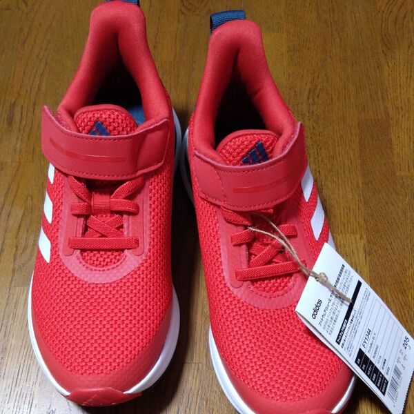 adidas FortaRun ELK キッズシューズ スニーカー ランニングシューズ 20.5cm レッド