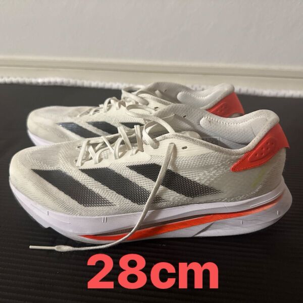 adidas アディゼロ SL 2 ランニングシューズ 28cm ホワイト