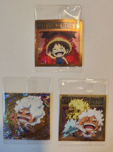 にふぉるめーしょんワンピースONEPIECE大海賊シールウエハースLOG.11.冒険の記憶.ウエハースシール3枚セット