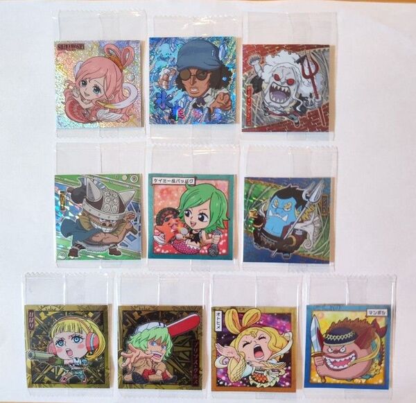 にふぉるめーしょんワンピースONEPIECE大海賊シールウエハースLOG.10.伝説の英雄.ウエハースシール10枚まとめ売り