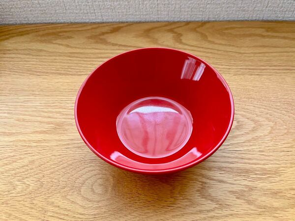 イッタラ ティーマ シリアルボウル 15cm レッド 中古品 iittala TEEMA