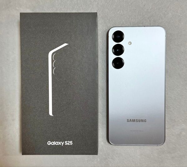 【SAMSUNG】GalaxyS25(国内版・256GB・シルバーシャドウ)