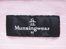 美品 マンシングウェア Munsingwear ボタンダウン 半袖ポロシャツ Mサイズ 　　_画像5