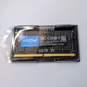 ノートパソコン用メモリ DDR5 SO-DIMM PC5-44800 16GB (5600MHz)