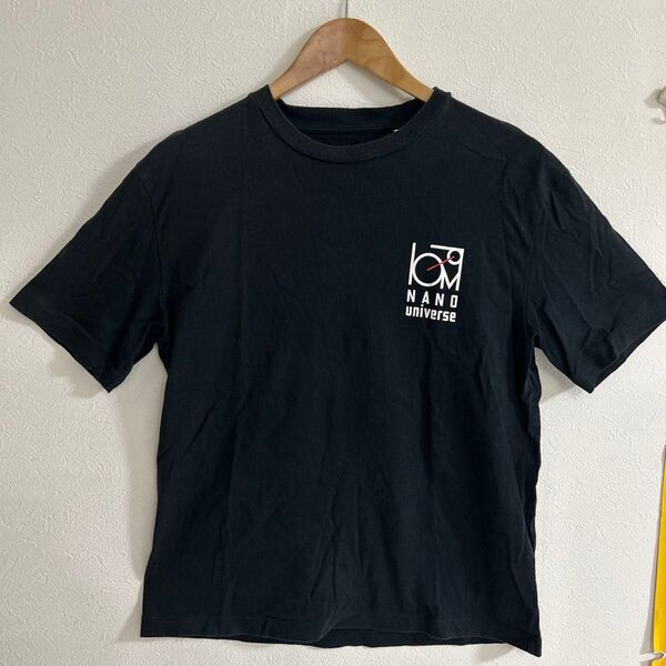 ナノユニバース 半袖 Tシャツ 黒 Mサイズ