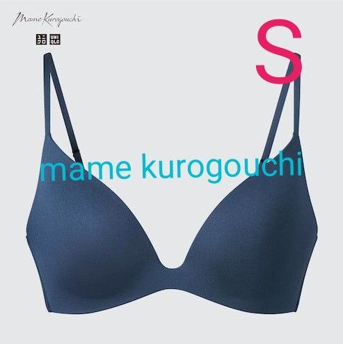 UNIQLO【ユニクロ×マメクロゴウチ】ワイヤレスブラ ブルーS 2023SS