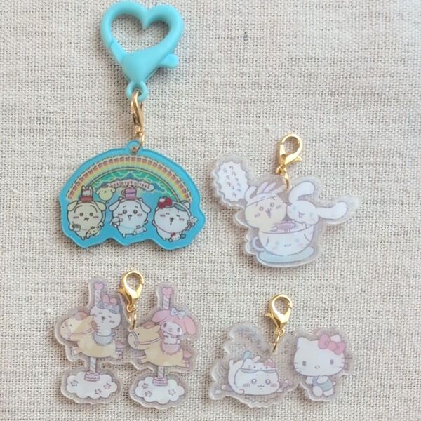 ちいかわ サンリオコラボ アクリルキーホルダー