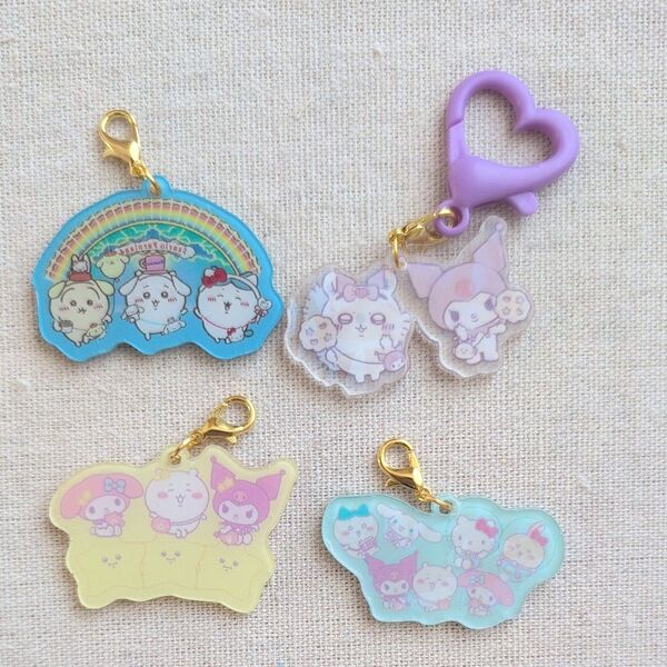 ちいかわ サンリオコラボ アクリルキーホルダー