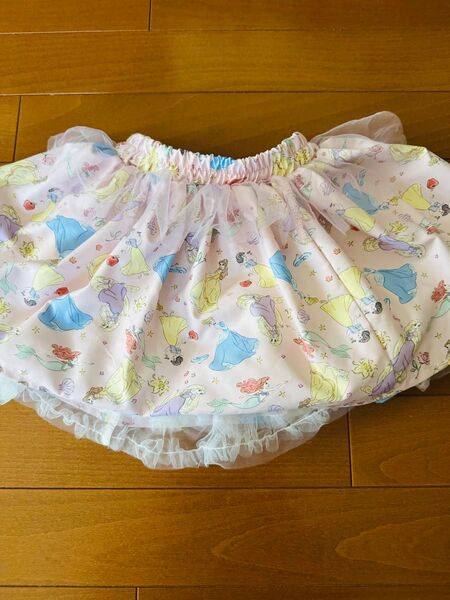 しまむら リトシー ディズニープリンセス スカート 90cm ピンク色