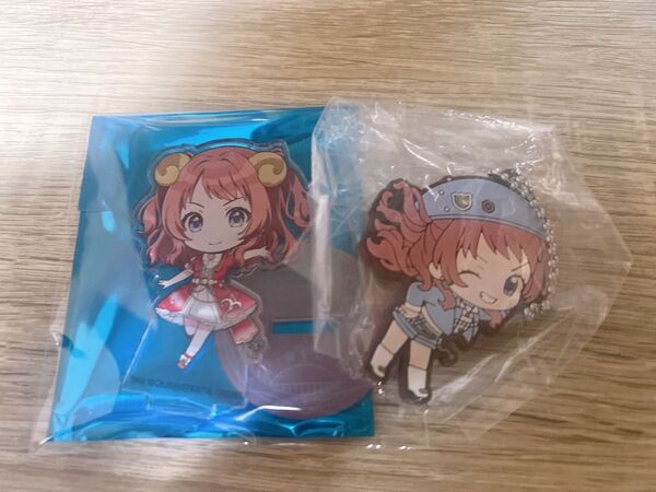 2種セット花海咲季 カフェ ミニアクリルスタンド ラバーストラップ 単品も可能です!