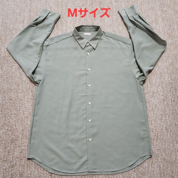 ★シアーオーバーサイズシャツ 長袖 Mサイズ GU