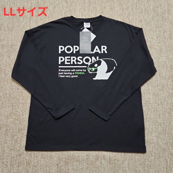 ★【新品】OBLO プリント Tシャツ 黒 L L サイズ