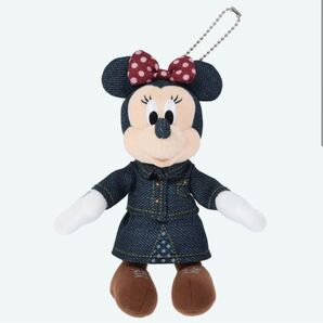 ディズニー ウエスタン デニム ミニー ぬいぐるみバッジ
