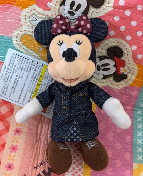 ディズニーランド ディズニーシー ディズニー ぬいぐるみバッジ ぬいぐるみ ミニー ウエスタン ビッグサンダーマウンテン デニム