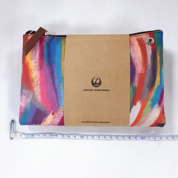 JALファーストクラス アメニティ ポーチ bag リバーシブル へラルボニー