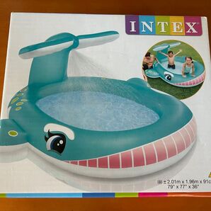 ビニールプール 子供用プール INTEX クジラくんシャワープール