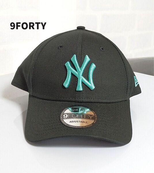 ニューヨーク・ヤンキース 9FORTY ティファニーブルーロゴ