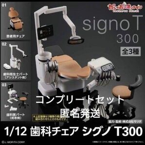 バンダイ プレミアムガシャポン 1/12 歯科チェア シグノT300 全3種 患者用チェア 歯科衛生士パート 歯科医パート