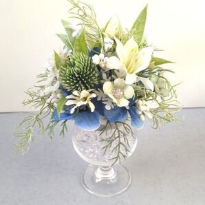 a-3 仏花*お供え花(1基)キラキラストーン 夏のアレンジメント