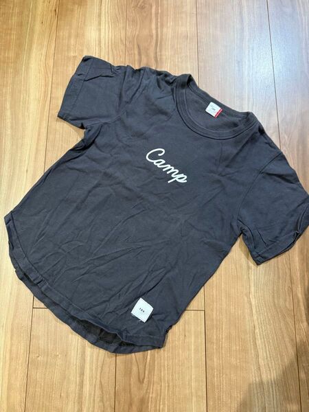 fov ロゴ カットソー Tシャツ オーバーサイズ チャコール 130 140 半袖