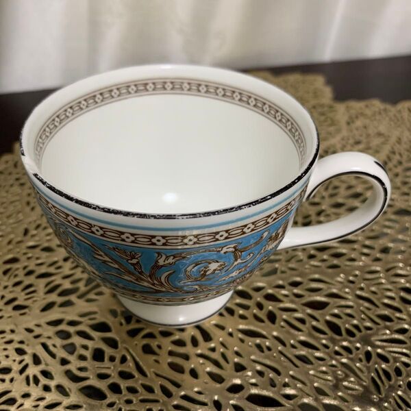 ウェッジウッド フロレンティーンターコイズ 金継ぎ用 コーヒーカップ 黒壺 洋食器 WEDGWOOD カップのみ
