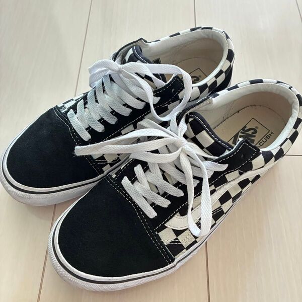 vans メンズ チェッカー スニーカー シューズ 靴 26.5cm