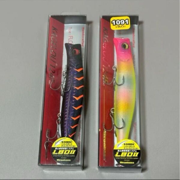 メガバス megabass KAGELOU カゲロウ124F 2個セット 1091 限定カラー シーバス