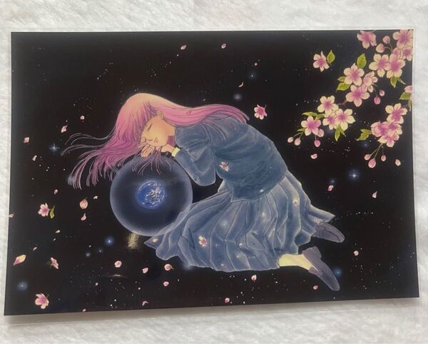 日渡早紀原画展 ぼくの地球を守って ポストカード ① 花とゆめ