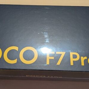 【新品未開封】POCO F7 Pro Black 12/512GB グローバル版