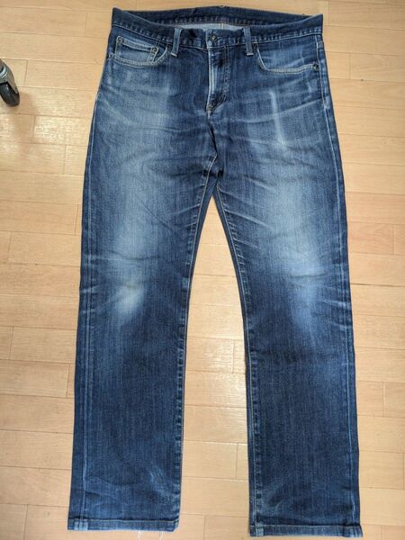 UNIQLO SLIM FIT ストレート デニム ハチの巣 鬼色落ち 501XX ジーンズ