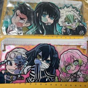 鬼滅の刃 ぴた!でふぉめビニポ ビニールポーチ フラットポーチ ガチャ 柱 実弥 無一郎 蜜璃 伊黒 天元