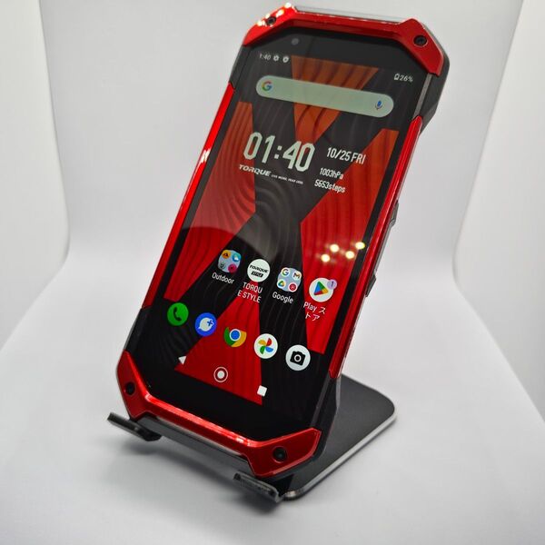 TORQUE 5G KYG01 レッド SIMロック解除済